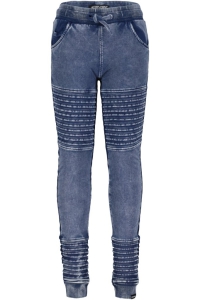 4President acid wash broek Mees denim navy